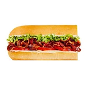 J.J.B.L.T sandwich with bacon, lettuce, tomato, and mayo