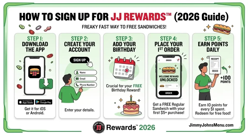 How to Sign Up for JJ Rewards