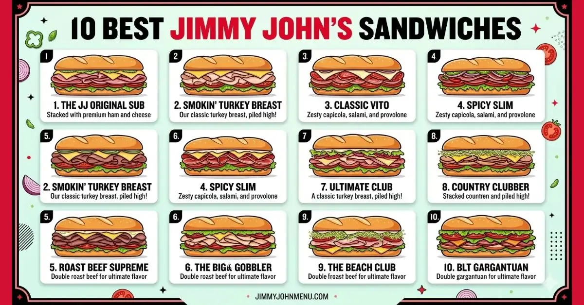 Top 10 Best Jimmy John’s Sandwiches